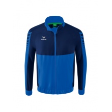 Erima Presentation Jacket Six Wings (100% Polyester, Stand-up Collar, without Lining) royal blue/navy blue Boys